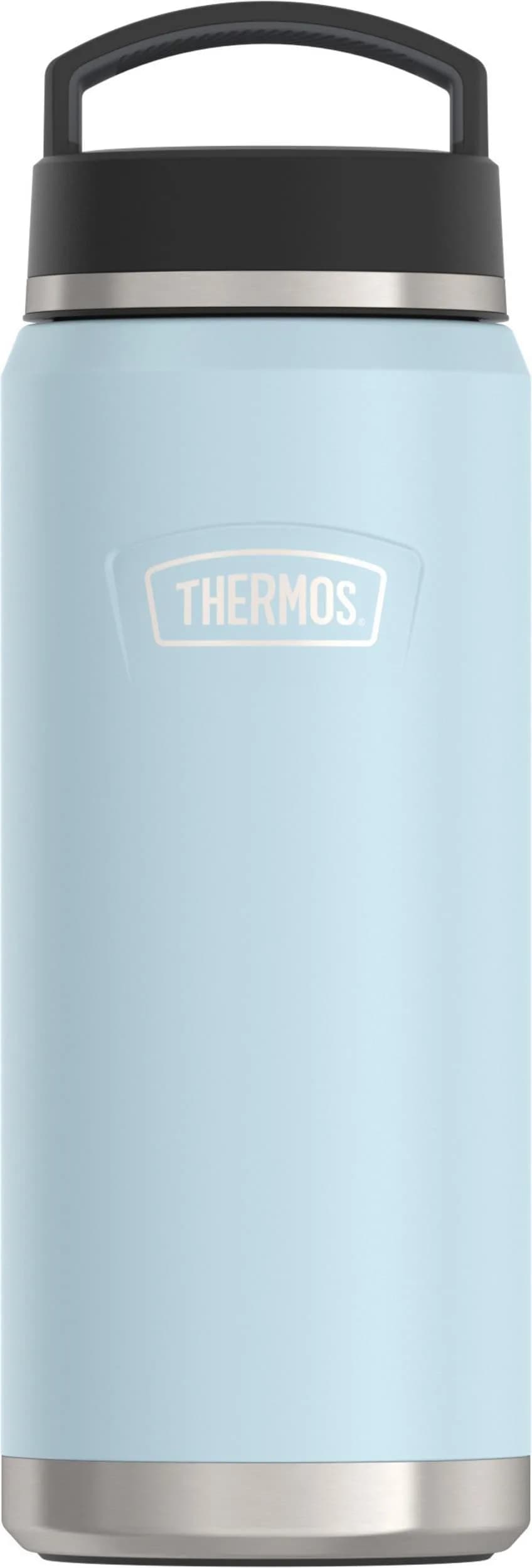 THERMOS ICON SERIES Stainless Steel Water Bottle 32oz | Vacuum Insulated, Matte Stainless Steel — Glacier / 40 Ounces