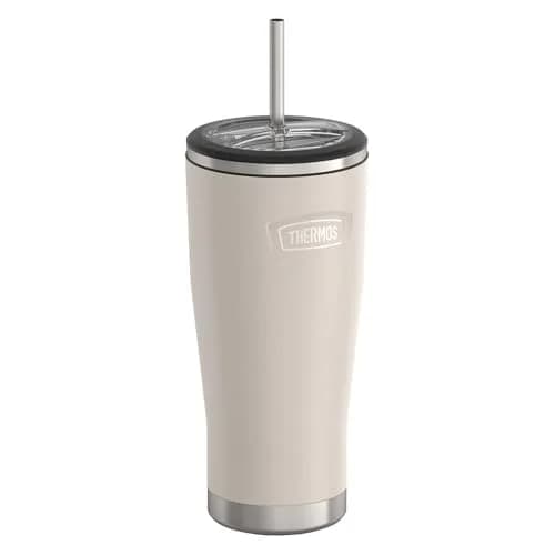 THERMOS ICON SERIES Stainless Steel Cold Tumbler 24oz Sandstone Vacuum Insulated thumbnail 2