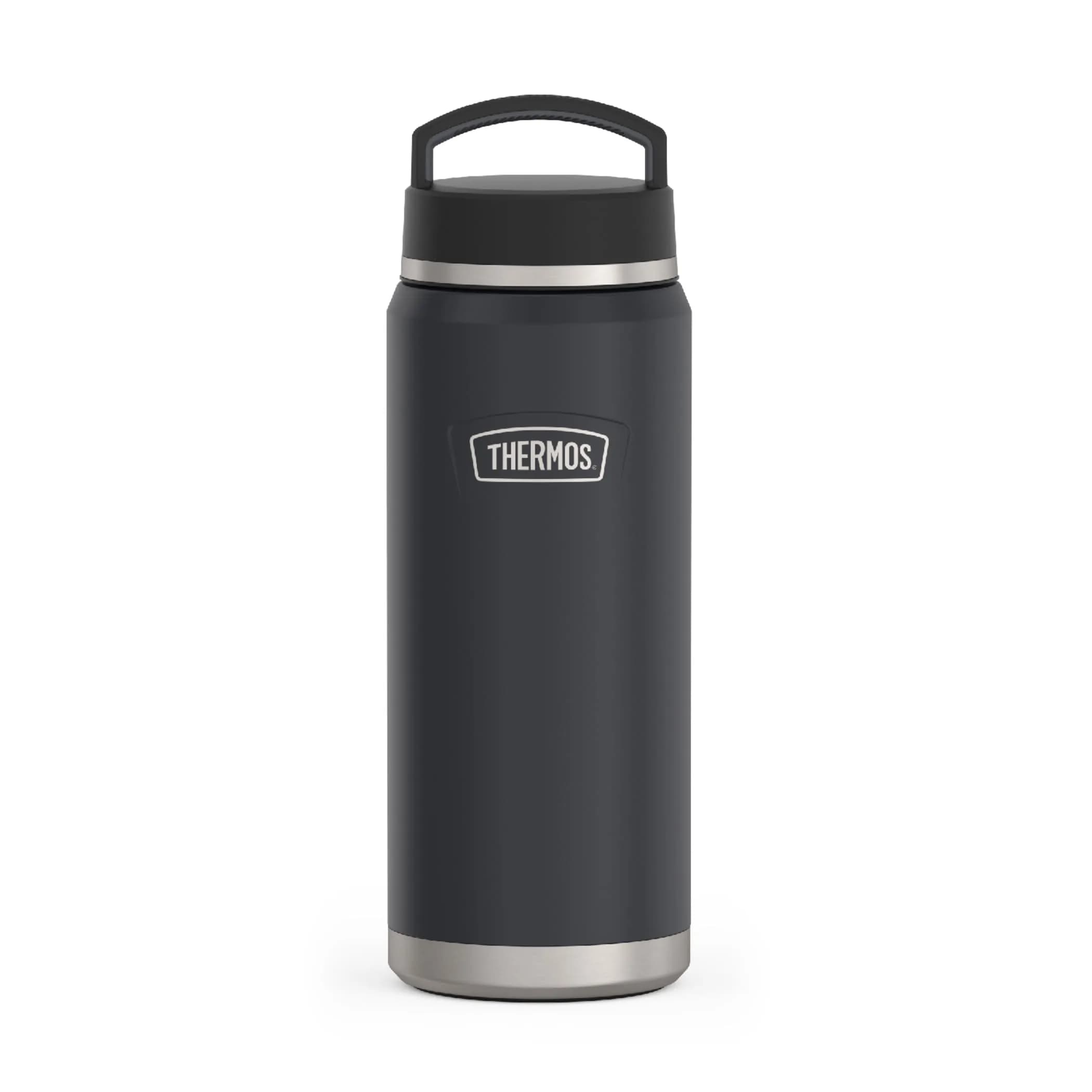 THERMOS ICON SERIES Stainless Steel Water Bottle 32oz | Vacuum Insulated, Matte Stainless Steel — Granite / 40 Ounces