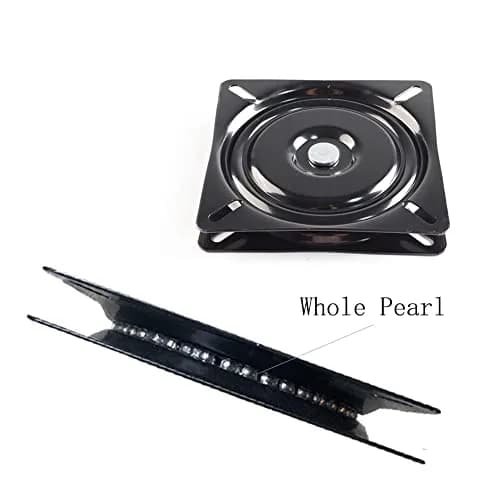 Lokatall 6 Inch Heavy Duty Swivel Plate with 360 Rotating Base, 15.7 cm (6") Square Steel Ball Bearing Turntable thumbnail 3