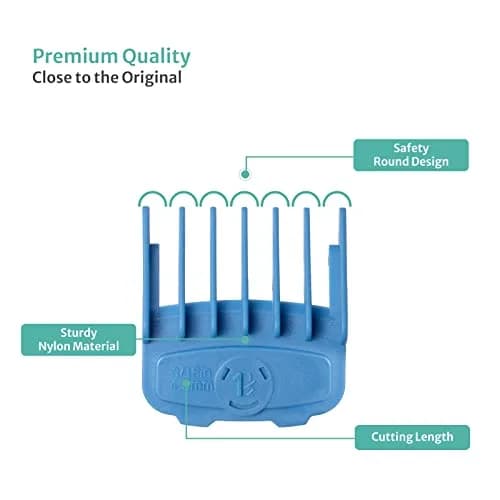 LAVEST Magnetic Clipper Guards Set Compatible with Wahl Clippers | Color Coded, 3 pcs, Lengths 1/16-3/16 inch thumbnail 5