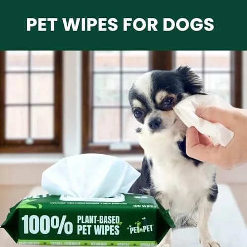 PET N PET Dog Wipes 400 Count Unscented Hypoallergenic | Waterless Pet Grooming Wipes thumbnail 5