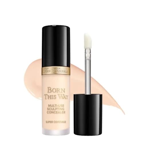 Too Faced Born This Way Super Coverage Concealer 0.45 Fl Oz | Hydrating, Full Coverage for Dark Circles & Blemishes thumbnail 1
