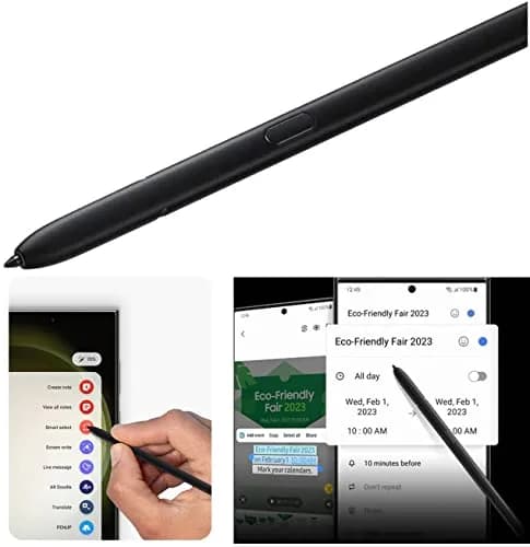 TYHJ S Pen S23 Ultra Stylus with Bluetooth & Replacement Nibs (Lavender) | 4096 Pressure Levels thumbnail 5