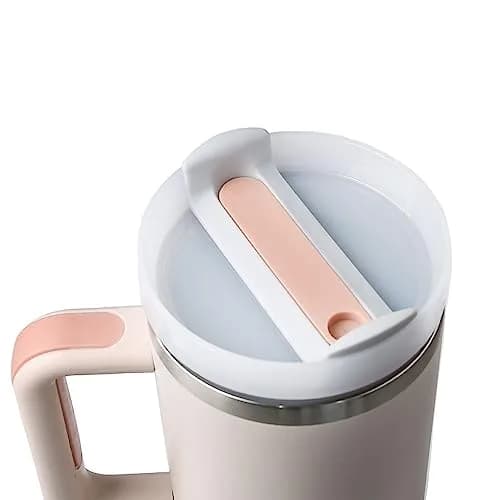 Horsdo Pink 40oz Tumbler Lid for Stanley Quencher 2.0 | Spill Proof Replacement Cover (2-Pack) thumbnail 4