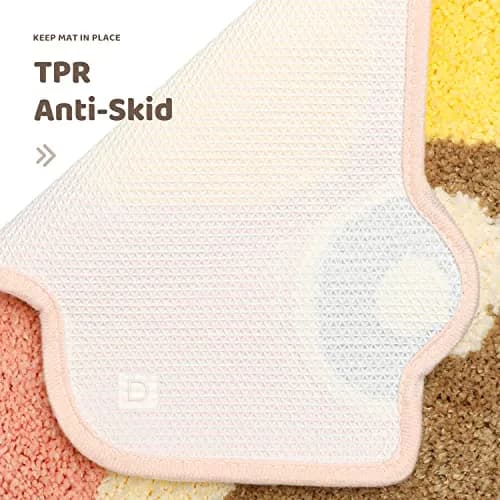 Molesun Bear Bath Mat 18x27 Inch | Soft Absorbent Microfiber Bath Rug with Non-Slip TPR Backing thumbnail 6