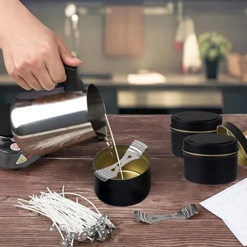 BBAXI Candle Making Kit with Electric Hot Plate, Wax Melter & Soy Wax | 37-Piece Set thumbnail 6