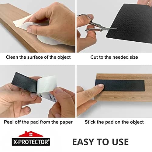 X-Protector Rubber Roll 40 x 4 inches | Non Slip Anti Skid Pad for Furniture & Objects thumbnail 5