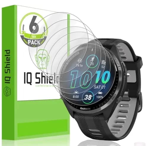 IQShield Screen Protector 6 Pack for Garmin 970/570/965 & Venu 4 | Ultra Thin, Anti-Scratch, Bubble-Free (47mm/45mm) thumbnail 1