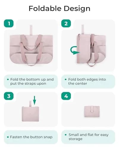 BAGSMART Foldable Tote Bag for Women | Large Capacity, Water-Resistant, Travel & Work Friendly thumbnail 7