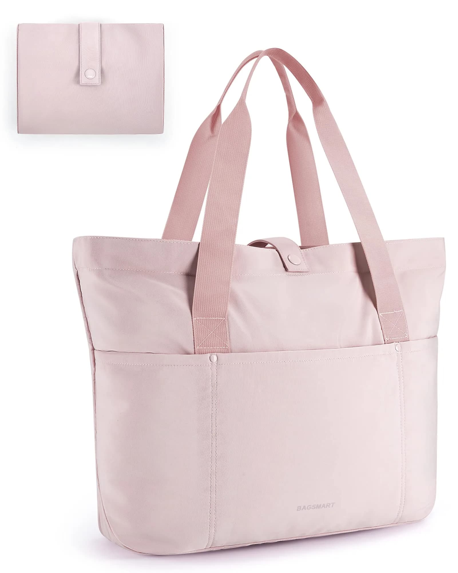 BAGSMART Foldable Tote Bag for Women | Large Capacity, Water-Resistant, Travel & Work Friendly - main product image
