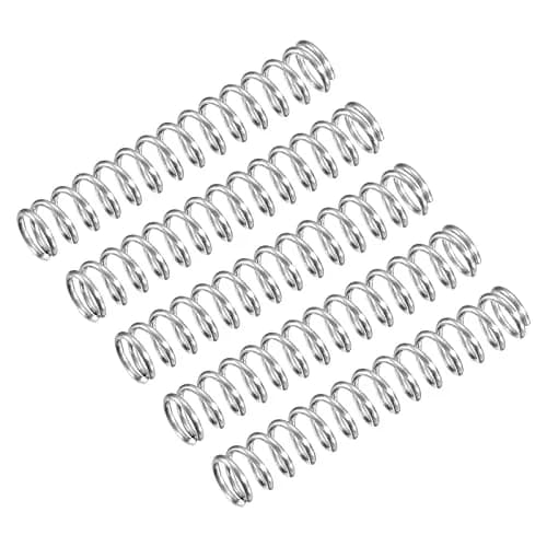 uxcell Compression Spring 5Pcs 304 Stainless Steel 6mm OD 0.8mm Wire 35mm Length | High Elasticity & Corrosion Resistance thumbnail 1