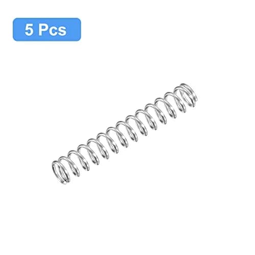 uxcell Compression Spring 5Pcs 304 Stainless Steel 6mm OD 0.8mm Wire 35mm Length | High Elasticity & Corrosion Resistance thumbnail 3