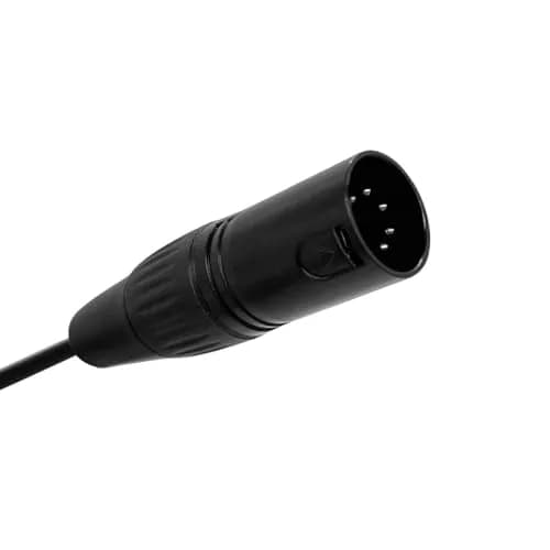 WODASEN Airbus Headset Adapter for General Aviation Dual Jacks to Airbus XLR 5 Pin, Black thumbnail 2