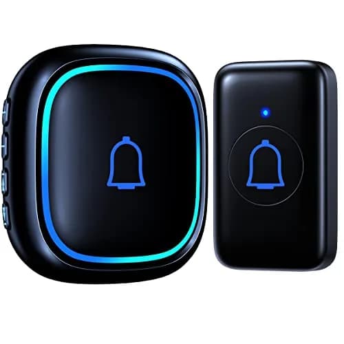LetsWill Wireless Doorbell Classroom Doorbell IP66 Waterproof Loud 115dB 1000ft Range | Easy Install Plug-in Receiver thumbnail 1