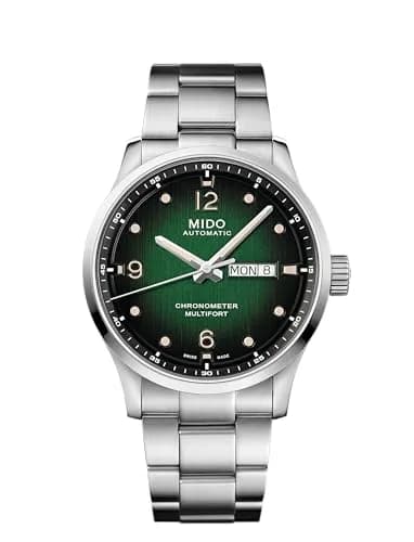 MIDO Multifort M Chronometer Swiss Automatic Watch for Men | Green Dial, 42mm Case, 80-Hour Power Reserve thumbnail 1
