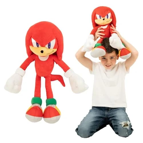 Franco Knuckles the Echidna Plush Cuddle Pillow Buddy 48cm (18.5") | Officially Licensed Sonic The Hedgehog Toy thumbnail 1