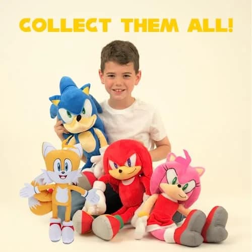 Franco Knuckles the Echidna Plush Cuddle Pillow Buddy 48cm (18.5") | Officially Licensed Sonic The Hedgehog Toy thumbnail 6