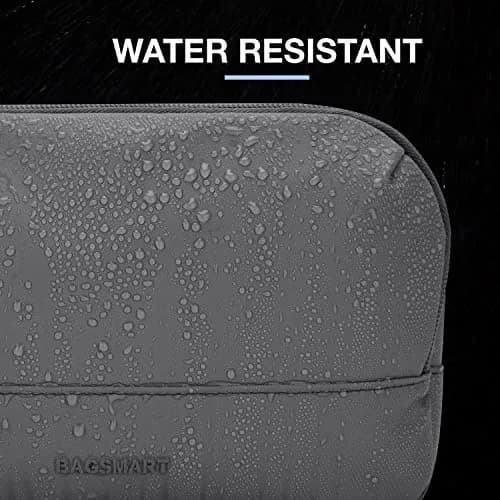 BAGSMART Travel Toiletry Bag for Men, Dopp Kit Water Resistant Shaving Bag 26cm (10.2in) | Organizes Toiletries & Accessories thumbnail 3