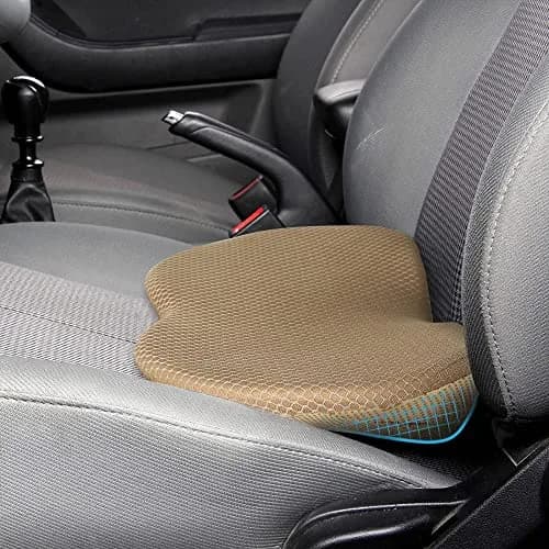 Livtribe Ergonomic Car Seat Cushion with Lumbar Support & 3.5-inch Rise | 44cm (17.3")L x 27cm (10.5")W x 9cm (3.5")H thumbnail 1