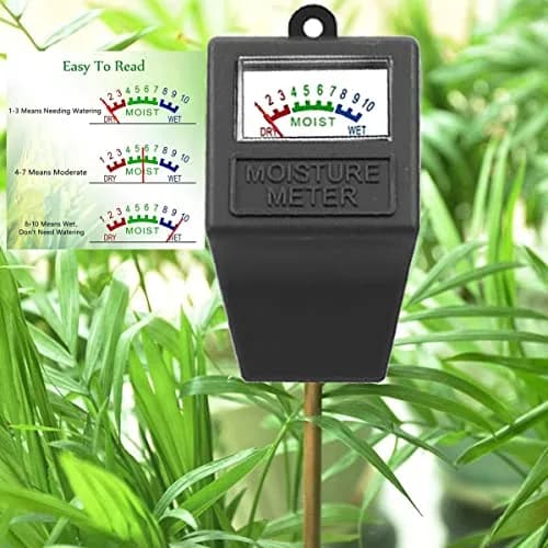 Hathdia Soil Moisture Meter Long Probe Plant Hygrometer Moisture Sensor 31cm (12.6 inch) | No Battery Needed for Garden Farm Lawn thumbnail 3