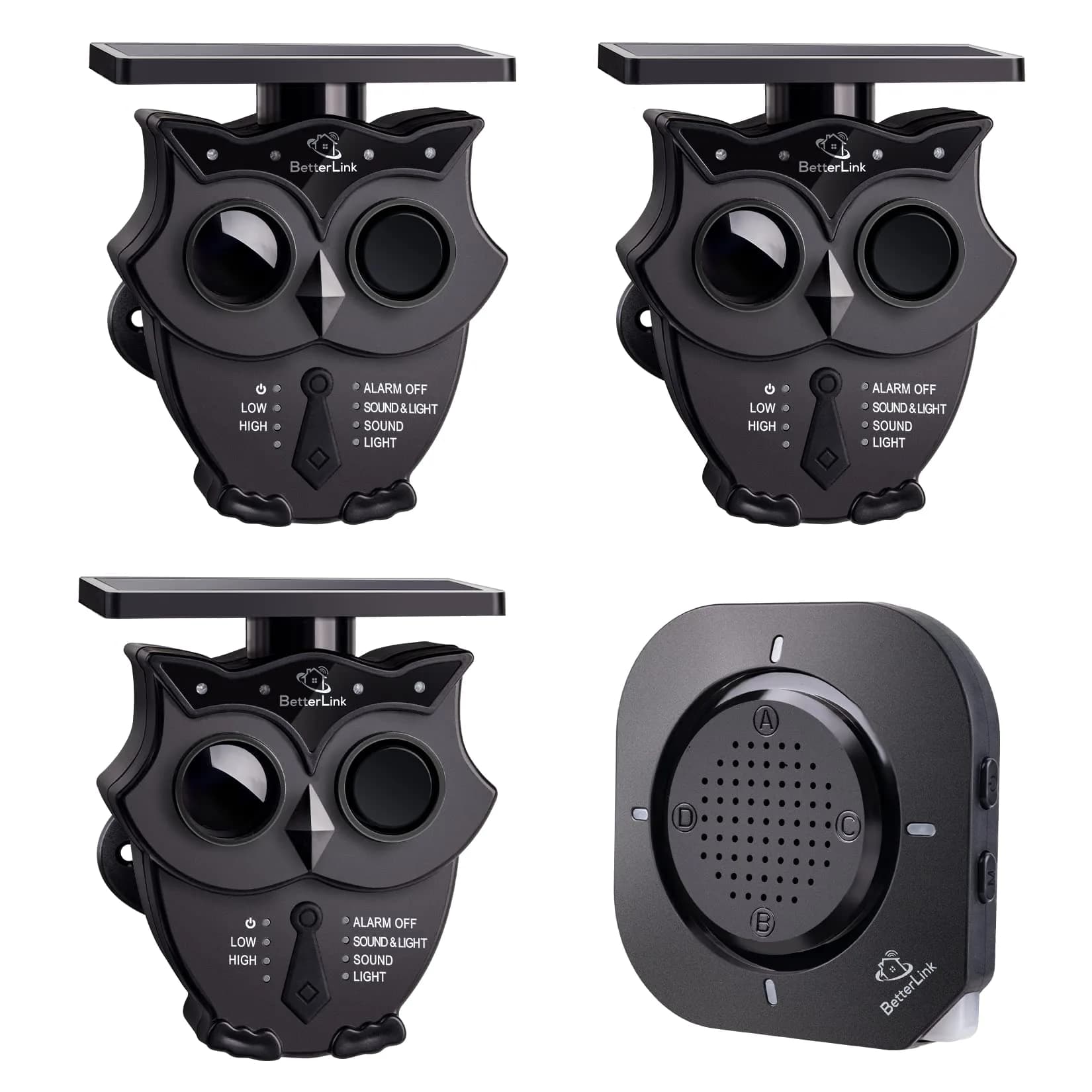 BetterLink Long Range Solar Wireless Driveway Alarm System 1R3S | 1/2 Mile Range, IP65 Weatherproof, 120dB Alert