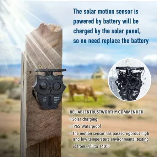 BetterLink Solar Wireless Driveway Alarm System 1/2 Mile Long Range | 1 Receiver & 1 Sensor thumbnail 3
