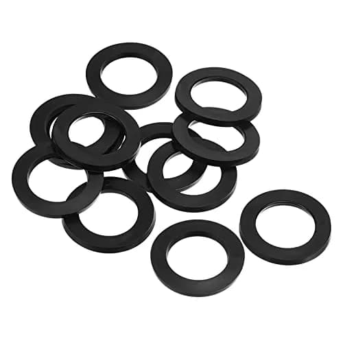PATIKIL M20 Rubber Flat Washer 12 Pack 20mm ID 30mm OD 2.5mm Thick | Sealing Spacer for Faucets & Water Hoses thumbnail 1