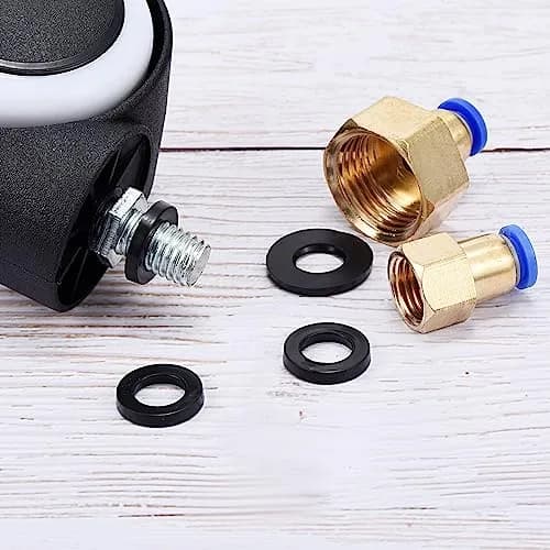 PATIKIL M20 Rubber Flat Washer 12 Pack 20mm ID 30mm OD 2.5mm Thick | Sealing Spacer for Faucets & Water Hoses thumbnail 6