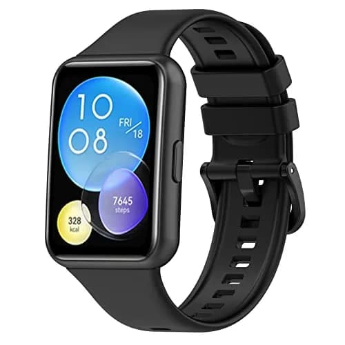 Muovrto Replacement Band for Huawei Watch Fit 2 24.9mm (0.98 inch) | 3-Pack Silicone Sport Strap thumbnail 3