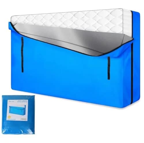 MorTime Twin Mattress Moving Bag with 8 Handles & Zipper | Heavy Duty Waterproof Storage Cover thumbnail 1