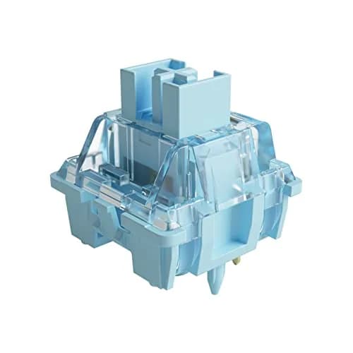 Akko V3 Creamy Blue Pro Tactile Keyboard Switches (45pcs) | 5-Pin Dustproof Stem, Pre-Lubed, 45gf thumbnail 1