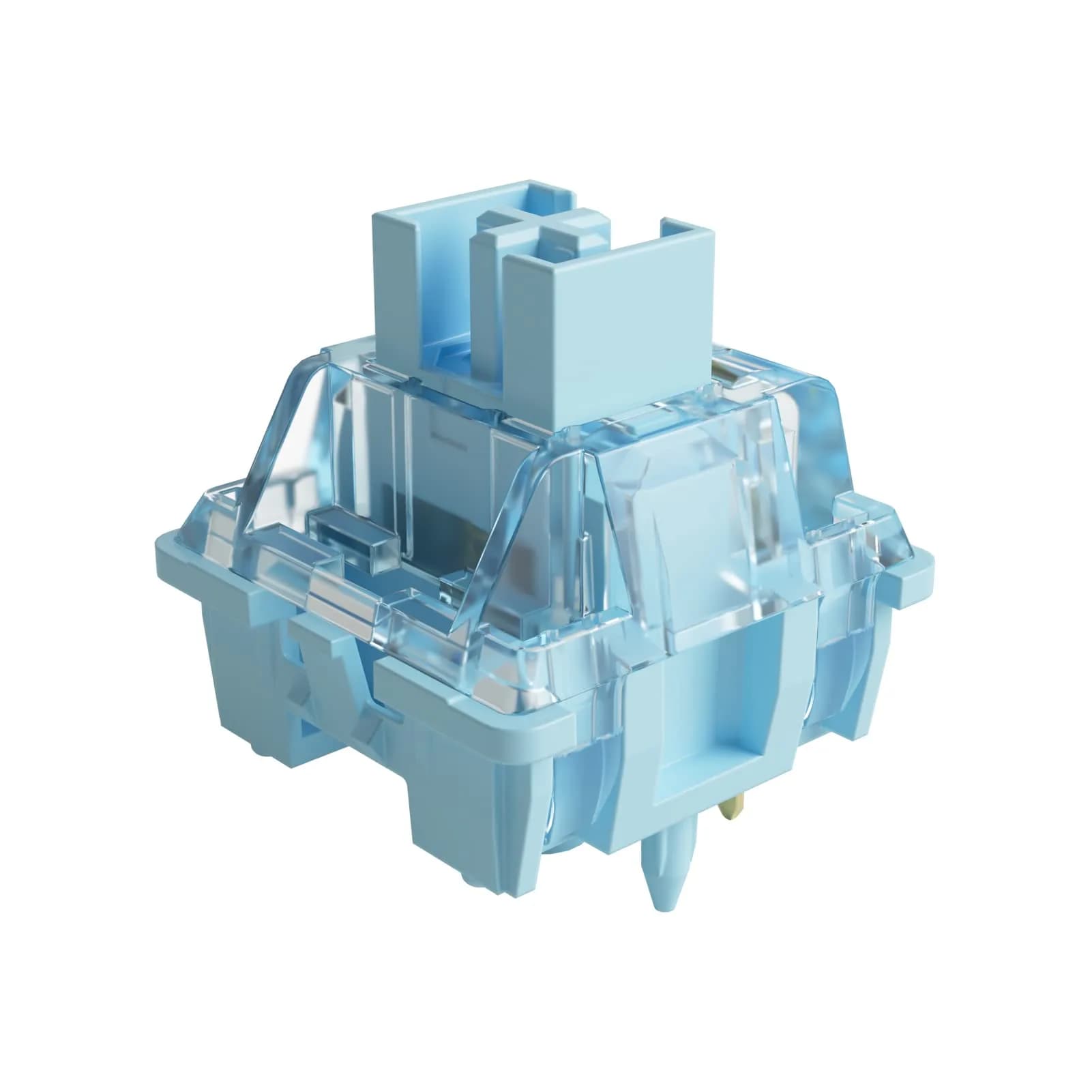 Akko V3 Creamy Blue Pro Tactile Keyboard Switches (45pcs) | 5-Pin Dustproof Stem, Pre-Lubed, 45gf - main product image