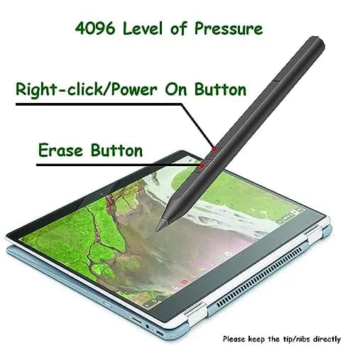 CaoXiong MPP 2.0 Tilt Pen Compatible with HP Rechargeable, Black | Precise, Seamless Touchscreen Writing (70-120c) thumbnail 6