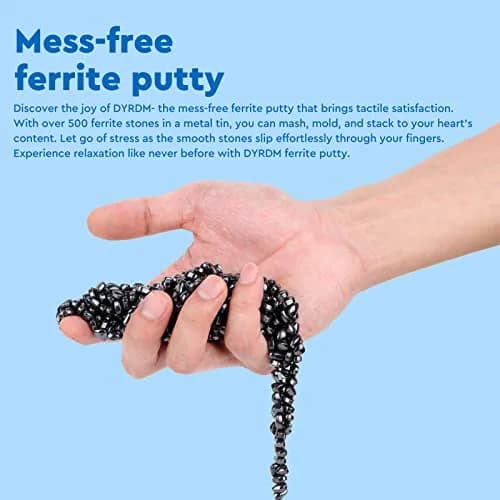 DYRDM Ferrite Putty 500+ Black | Desk Stress Relief Toy for Adults thumbnail 7