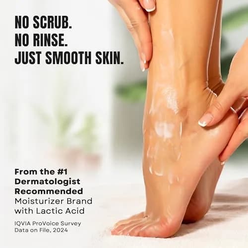 AmLactin Foot Repair Cream with Moisturizing Socks 89ml (3 oz) | Clinically Proven 15% Lactic Acid for Cracked Heels thumbnail 5