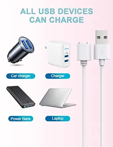 Bicmice 2.6Ft Magnetic USB DC Charger Cable Replacement Charging Cord - (7mm/0.28in) | Copper, Magnetic, Fast Charging thumbnail 6