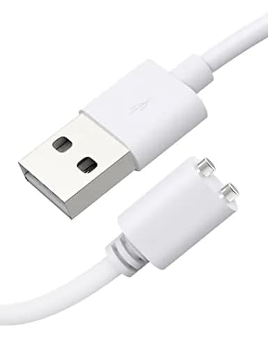 Bicmice 2.6Ft Magnetic USB DC Charger Cable Replacement Charging Cord - White (5mm/0.2in) | Copper, Magnetic, Durable thumbnail 1