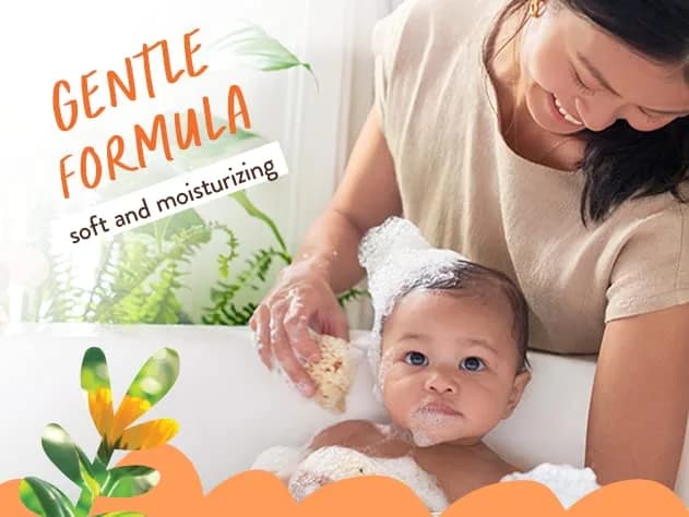Babo Botanicals Sensitive Baby 2-in-1 Shampoo & Wash 8 Fl Oz | Fragrance-Free, Shea & Calendula for Delicate Skin thumbnail 7