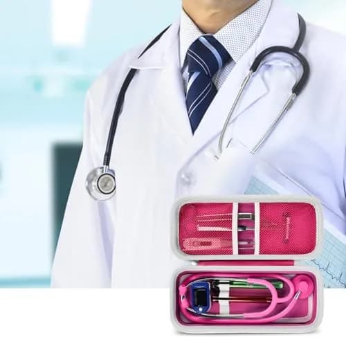 ALKOO Rose Red Stethoscope Case for 3M Littmann Classic III/Cardiology IV, 29.5cm (11.6in) | Professional Healthcare Organizer thumbnail 7