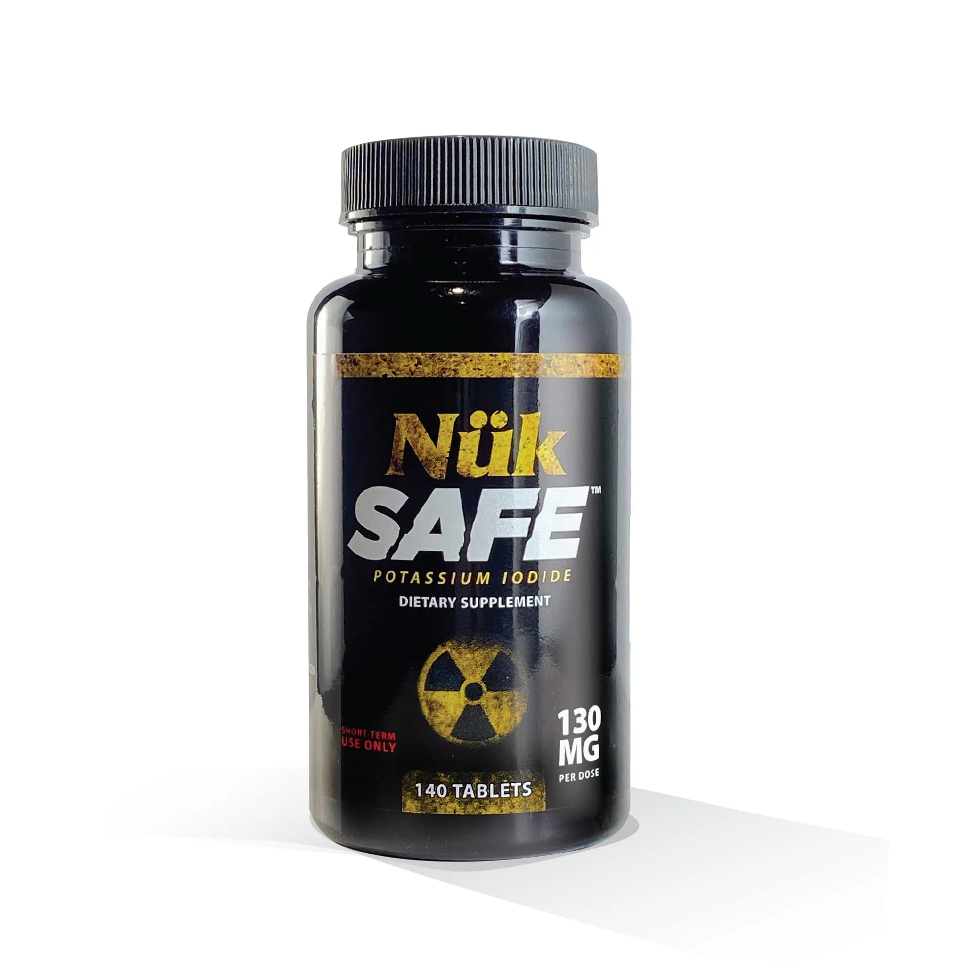 BLUE-EMU Nuk Safe Potassium Iodide 140 Tablets | USP Grade Emergency Iodine Supplement