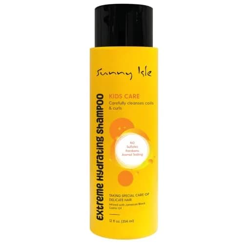 Sunny Isle Kids Care Extreme Hydrating Shampoo 12oz | Gentle, Sulfate-Free for Curly & Wavy Hair thumbnail 1
