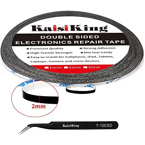 Kaisiking LCD Screen Repair Tape 2mm & 3mm | Double Sided Adhesive for Cellphone & Device Repair thumbnail 2