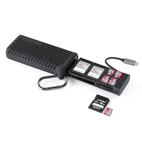PGYTECH UHS-II SD4.0/Micro SD Card Reader Holder TF Memory Card Case | Ultra-High-Speed Data Transfer thumbnail 1