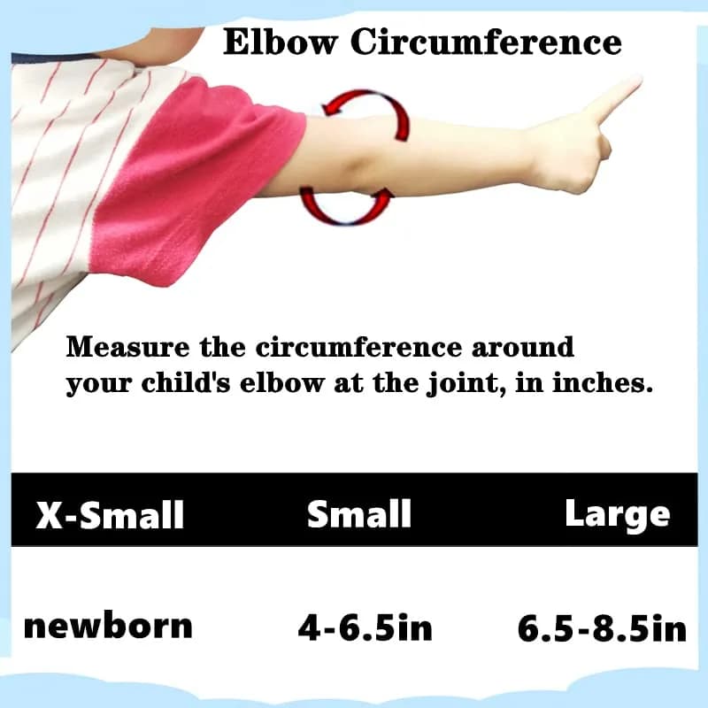 Heyshapeing Pediatric Elbow Immobilizer Splint Small (2-Pack) | Prevents Thumb Sucking & Face Scratching thumbnail 6