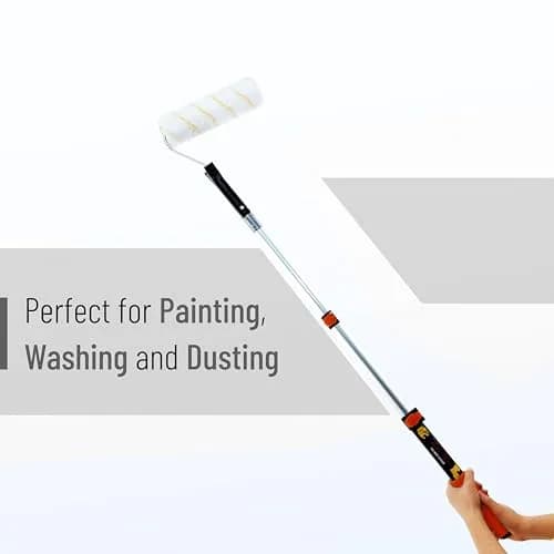Bates Choice Telescopic Extension Pole, 3 Ft, Aluminum Alloy, Multi-Purpose with Flip-Lock for Painting, Dusting & Cleaning thumbnail 5
