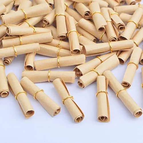 JMKTOOL Vintage Message Paper Scrolls 60x25mm | Lucky Wishing Paper Roll for DIY & Gifts thumbnail 4