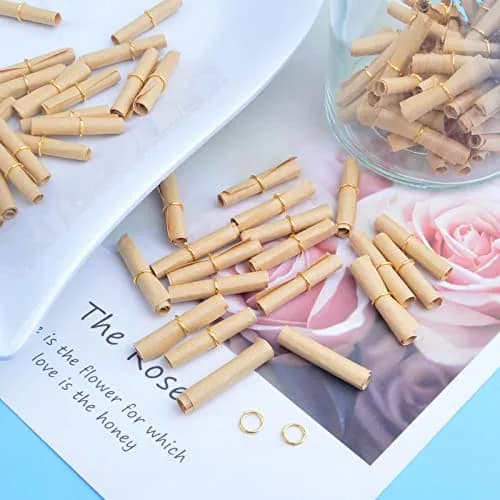 JMKTOOL Vintage Message Paper Scrolls 60x25mm | Lucky Wishing Paper Roll for DIY & Gifts thumbnail 7