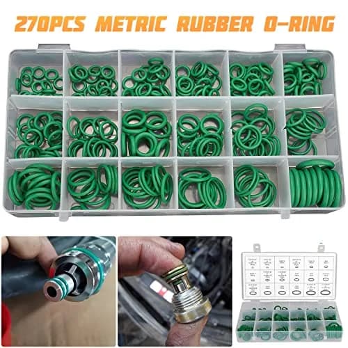 AICEL 270-Piece Rubber O-Ring Kit with Tools | 18 Sizes for AC & Universal Sealing thumbnail 4