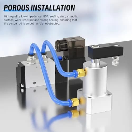 TAILONZ PNEUMATIC Rotary Air Cylinder ACK25×90R 20mm Bore 90 Degree Rotation | Double Acting Pneumatic Actuator thumbnail 6